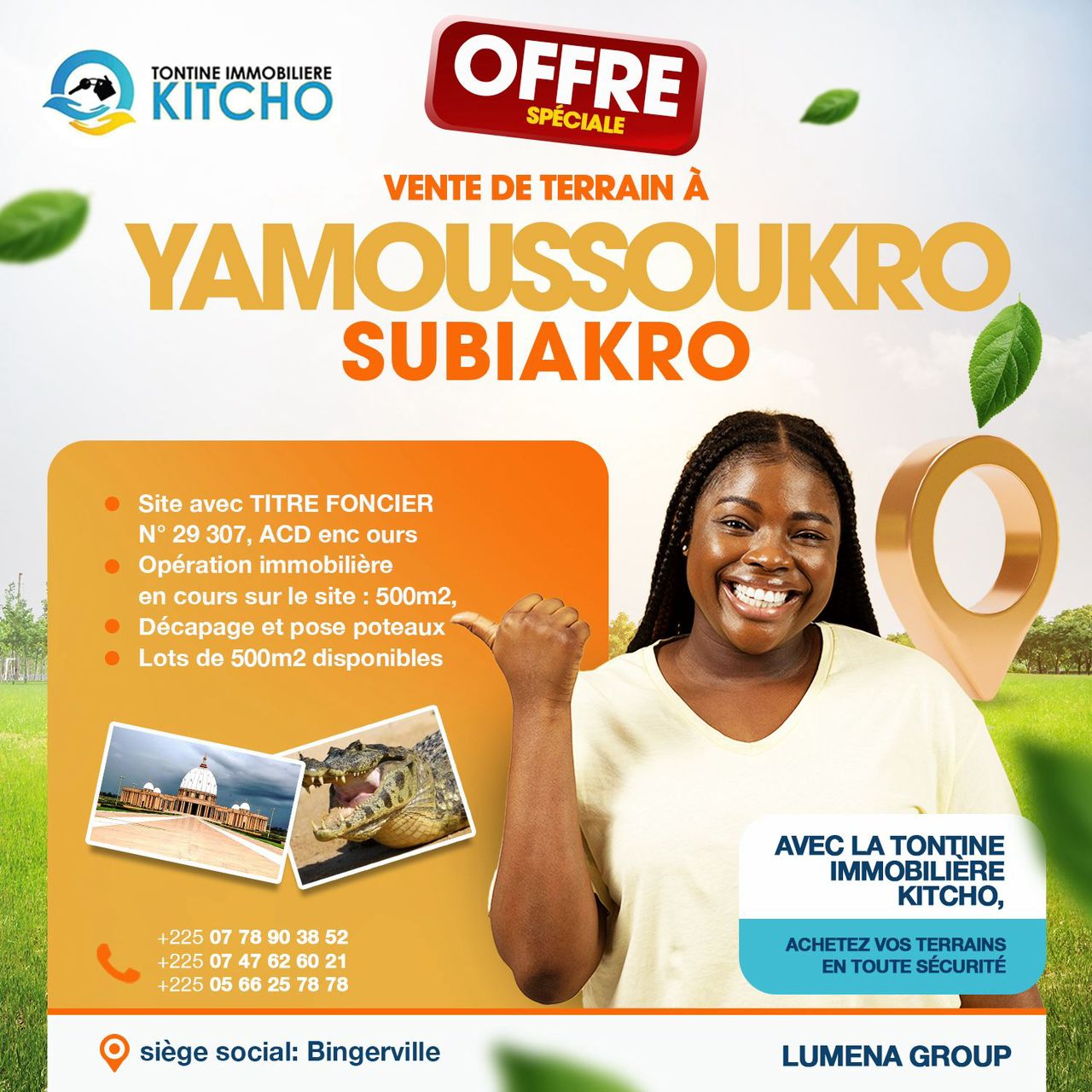VENTE YAMOUSSOUKRO
